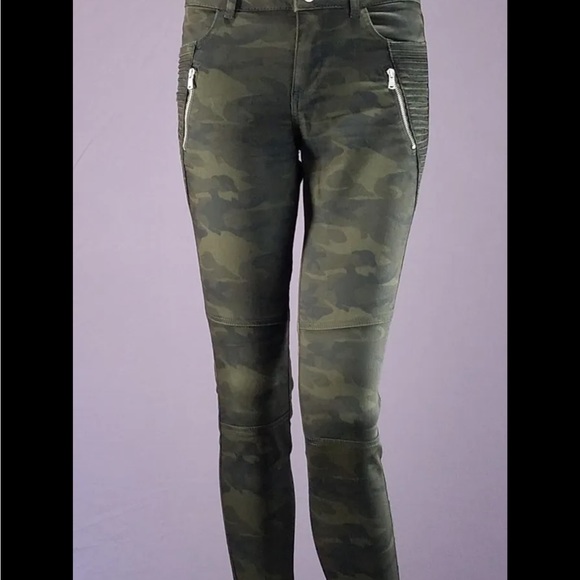 ZARA Basic Z1975 Power Stretch Olive Skinny Jean - Picture 5 of 12